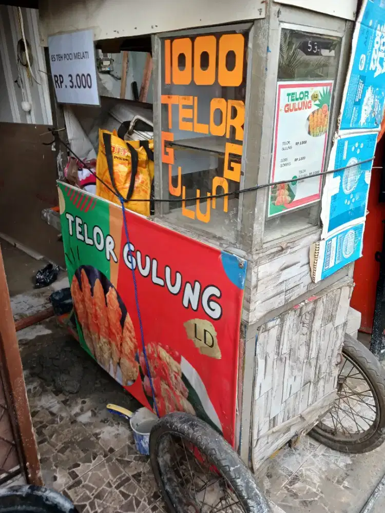 Gerobak Jualan Serba Guna