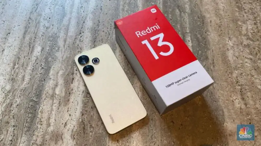 Redmi 13 8/256 warna gold mulus, istimewa dan fullset