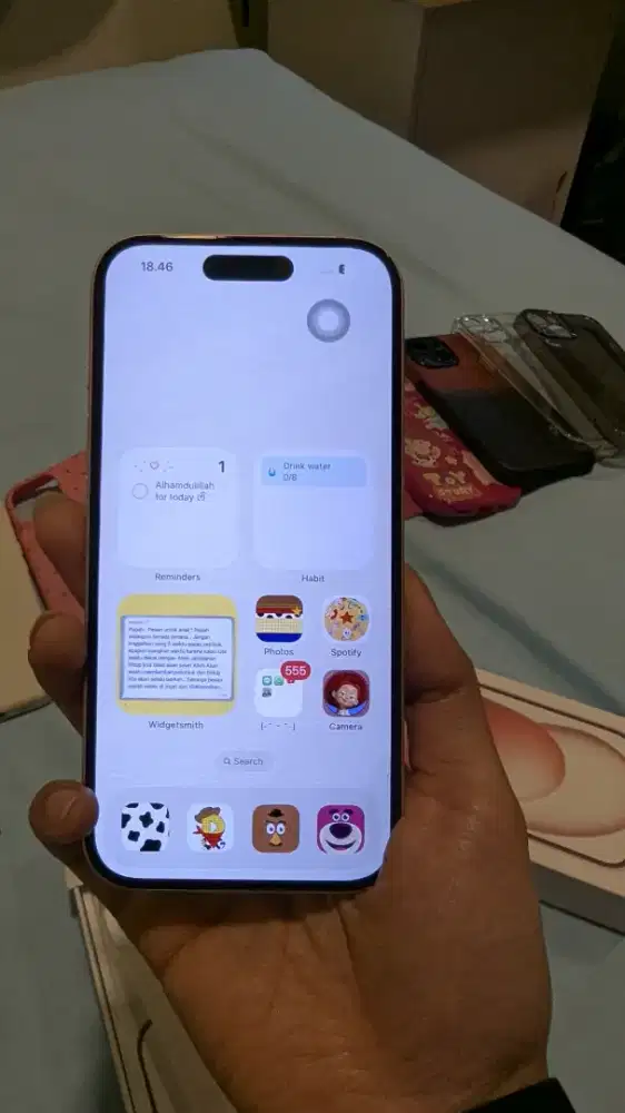 Iphone 15 Ex inter 128gb Mulus bekas pemakaian cewe