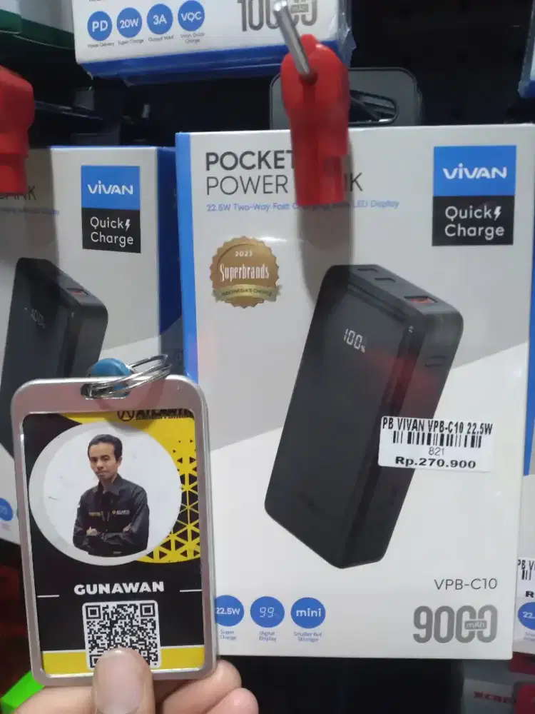 Power bank VIVAN VPB-C10 ATLANTIS DAHSYAT