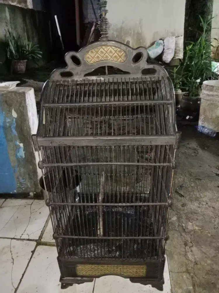 Kandang burung ukiran no 02