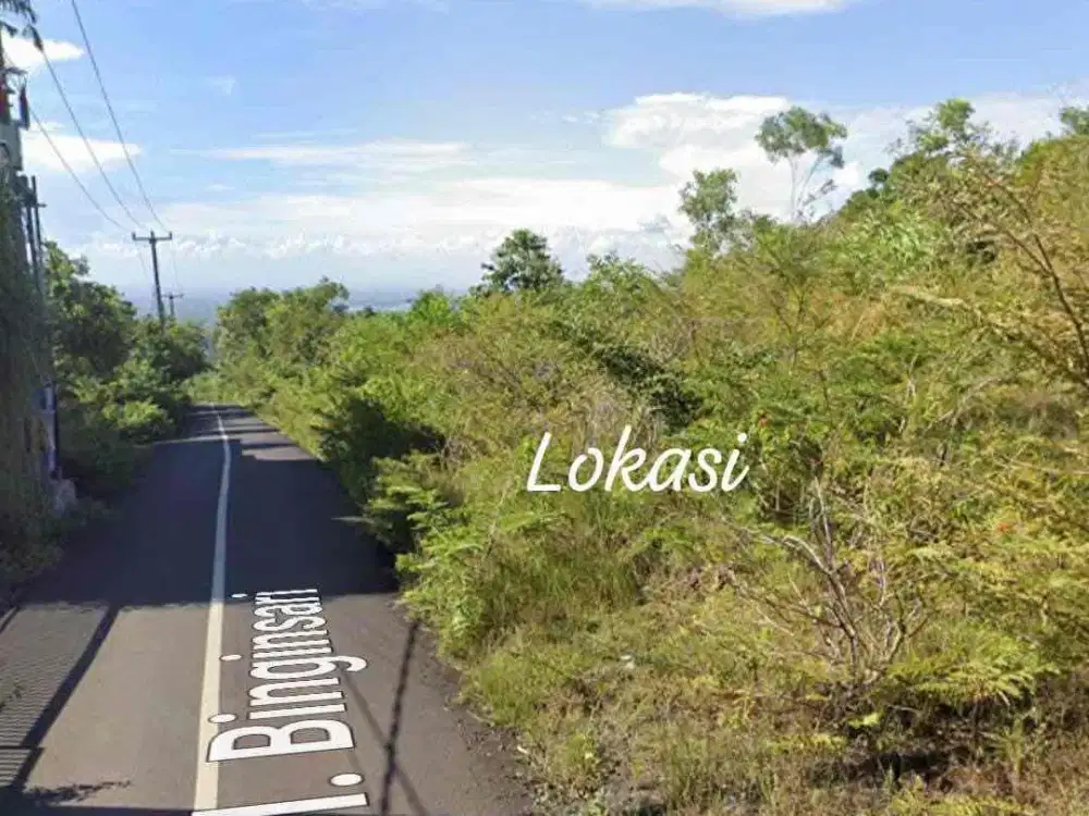 Tanah seaview dan Tol Mandara yg berlokasi di Binginsari pecatu