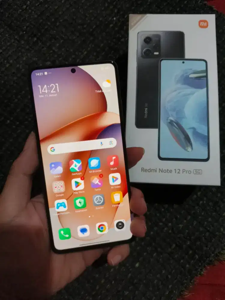 XIAOMI REDMI NOTE 12 PRO 5G 8/256 RESMI MULUS