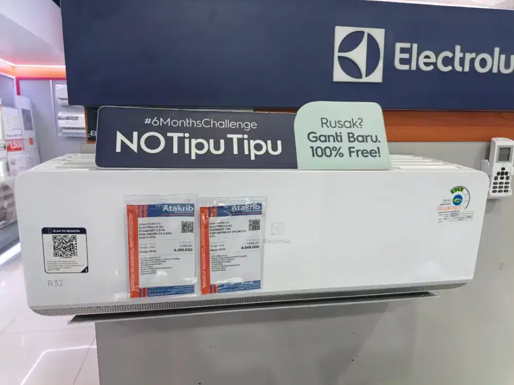 PROMO KREDIT AC ELECTROLUX TANPA DP! BUNGA 0%