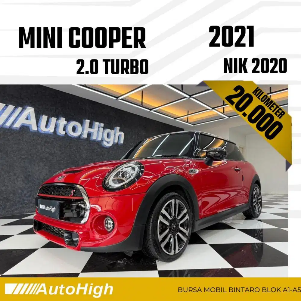 DP10% [Km20.000] Mini Cooper 2.0 S Turbo 2020 Red Reg 2021 #AUTOHIGH