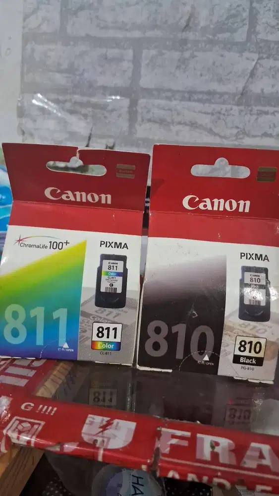 Cartridge BARU Tinta Canon 810 PG 810 dan 811 CL 811 ORIGINAL 100%