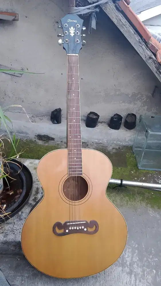 Gitar Akustik Elektrik Jumbo merk Ibanez