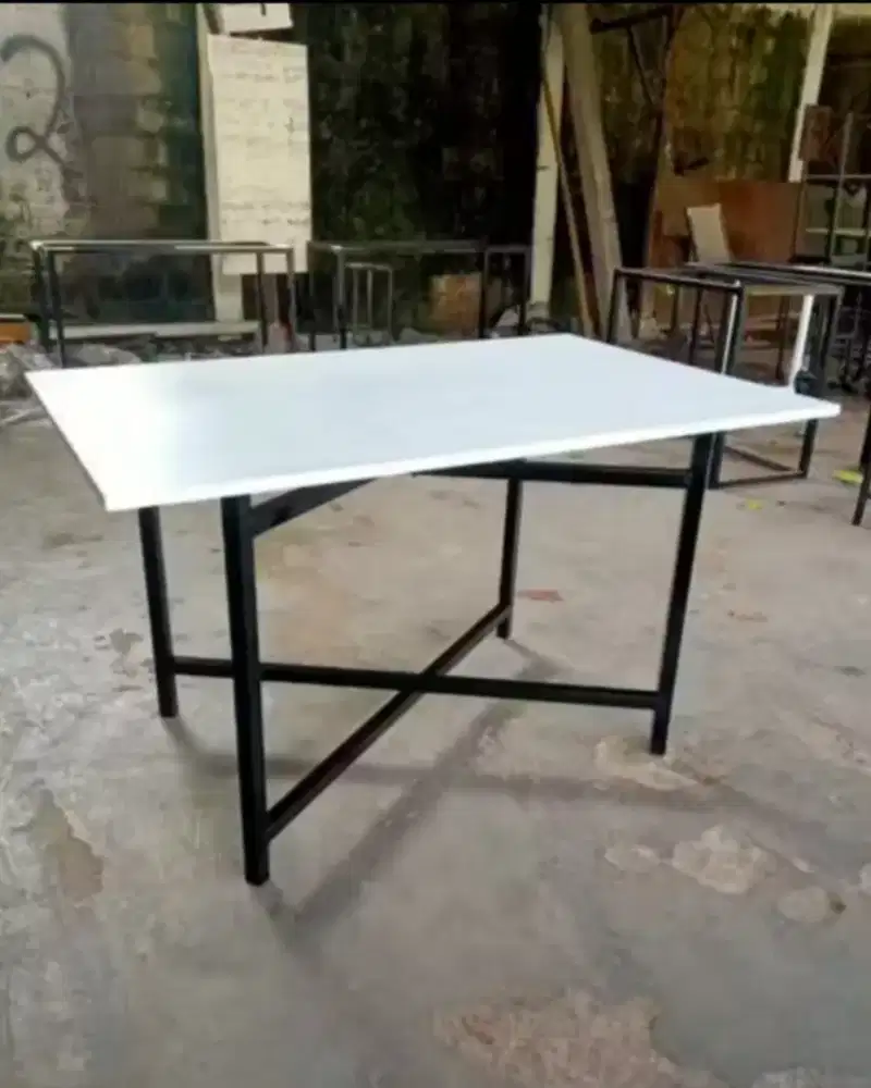 Meja lipat, meja makan, meja bazar