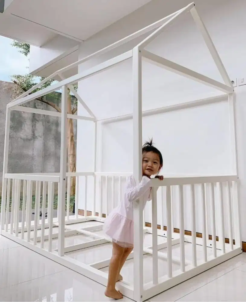 tempat tidur anak / bed + kasur + waterproof sprei