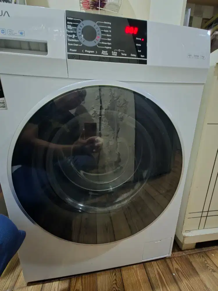Mesin cuci aqua 7kg pembelian sept 2024