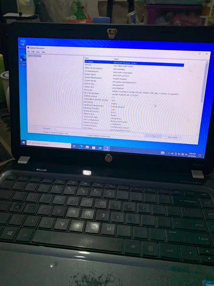 Laptop second HP pavilion