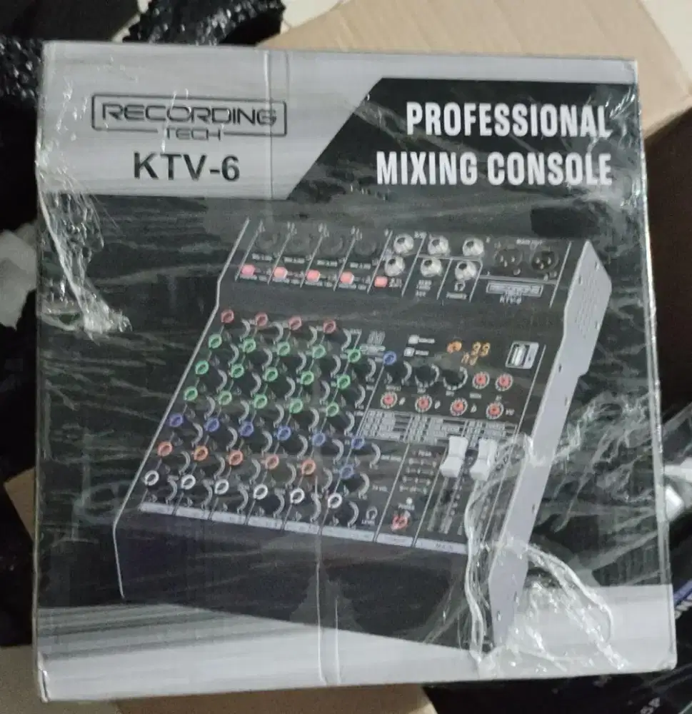 Mixer Profesional 6 chanel merk Recording Tech Ktv 6