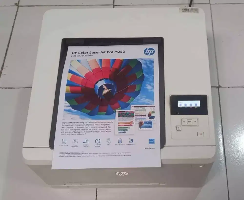 JUAL PRINTER HP LJ COLOR PRO M 252N TINGGAL PAKAI DAN GARANSI PANJANG.