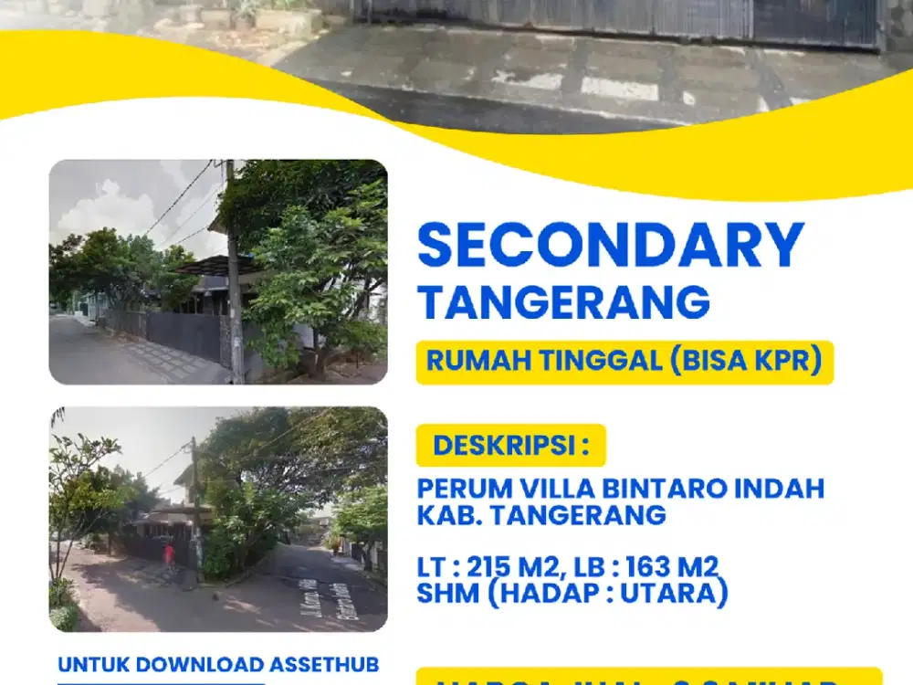 Rumah Strategis Villa Bintaro Indah Harga Lebih Masuk Akal