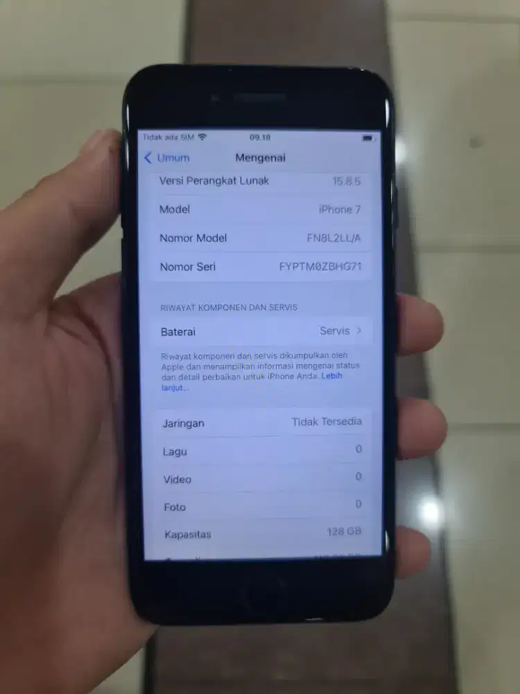 Iphone 7 kapasitas 128