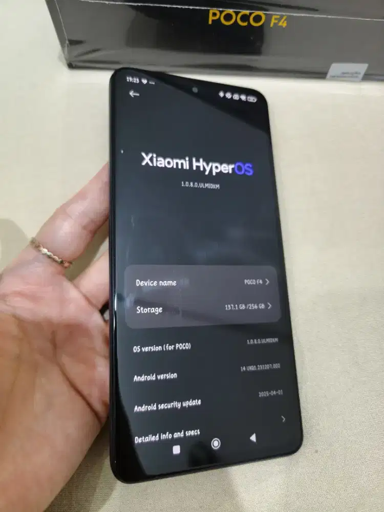 POCO F4 MEMORY 256 GB