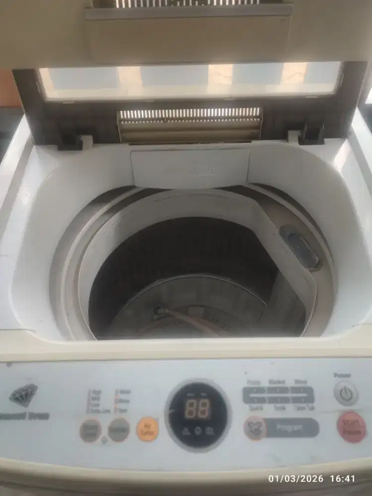 Jual cepat, Mesin cuci normal 1 tabung otomatis langsung kering