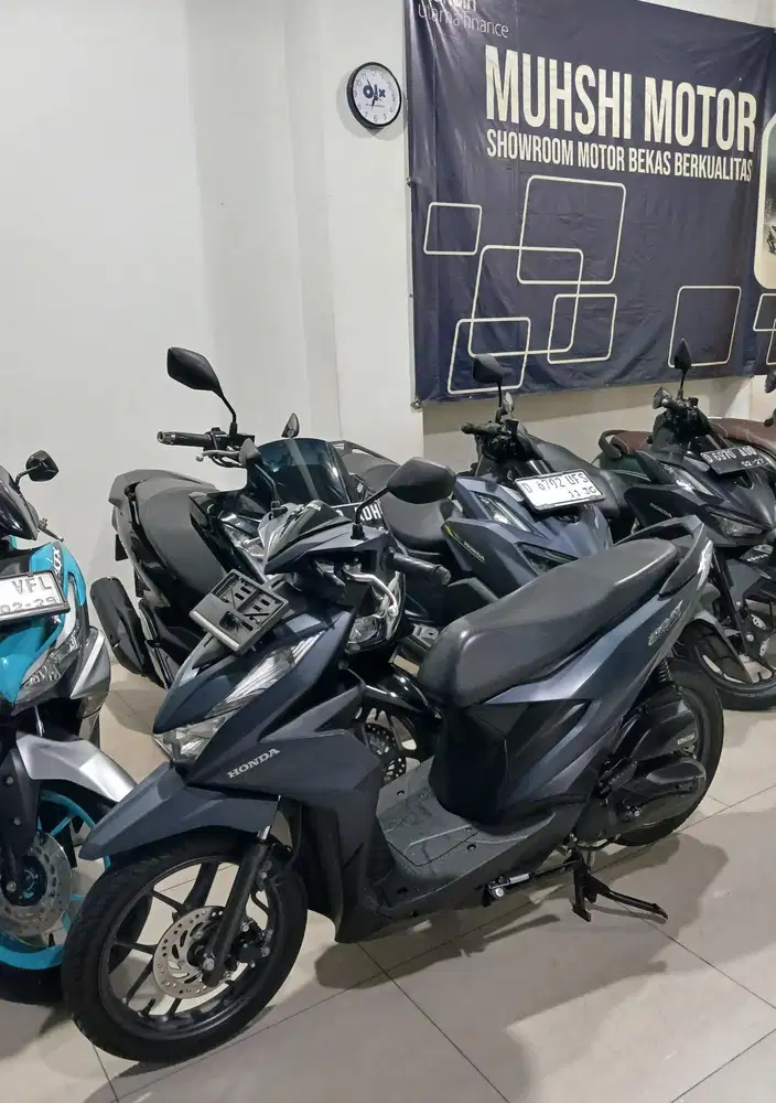 BEAT DELUXE CBS ISS 2023, SEPERTI BARU KM 13 RIBU, MUHSHI MOTOR