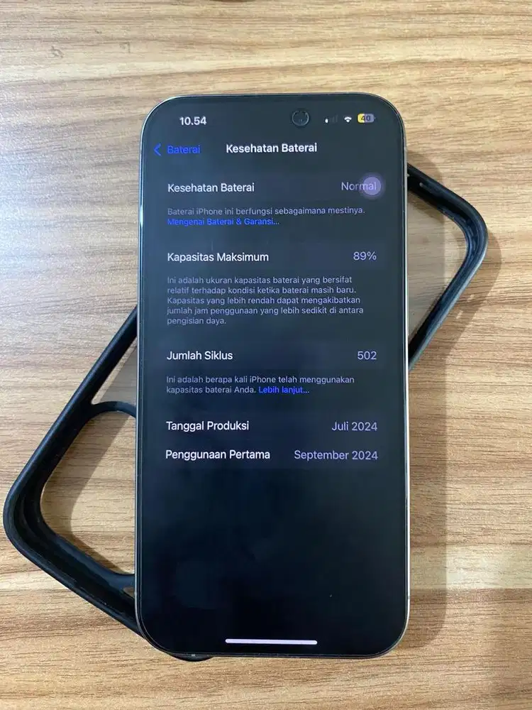 IPHONE 15 PRO 128gb garansi resmi pemakaian pribadi