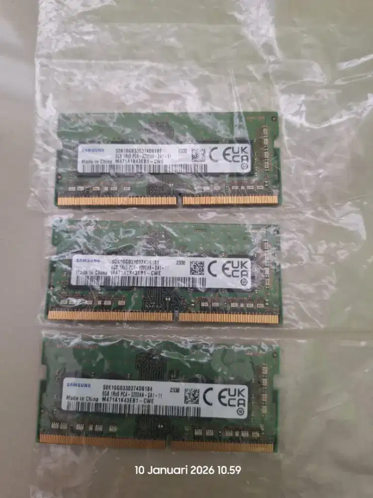Ram 8gb sodim ddr4 3200