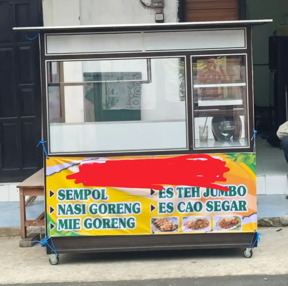 Dijual rombong atau gerobak 2,8 nego tipis