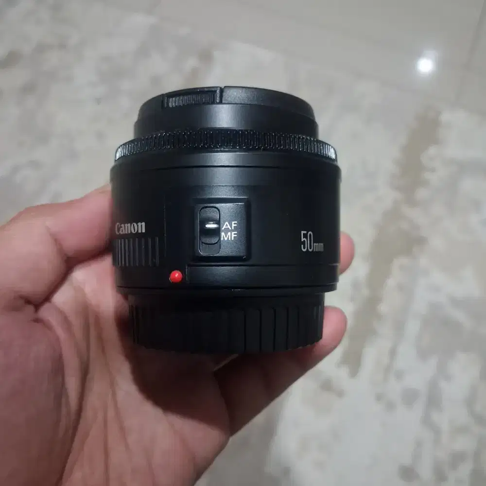Canon EF 50mm f/1.8 II – AF Normal – Kondisi Baik