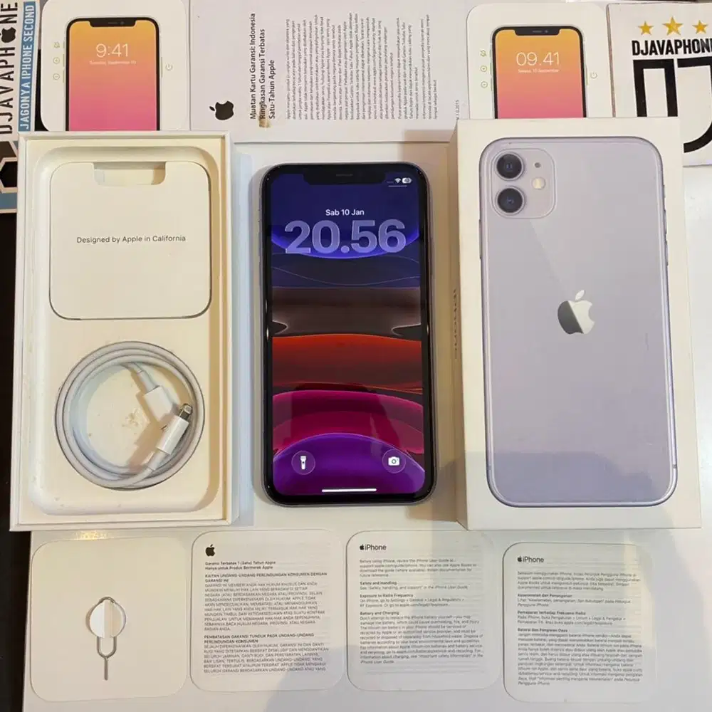 iPhone 11 Purple 128GB Ex iBox Resmi