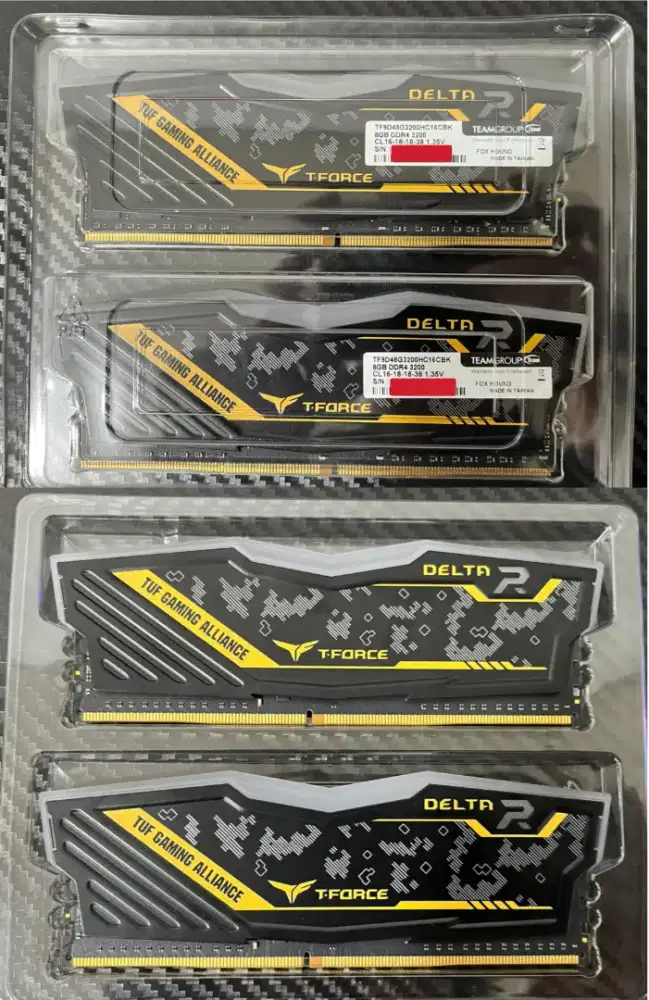 Ram Ddr4 16gb (2x8gb) T Force Delta R TUF Gaming Alliance