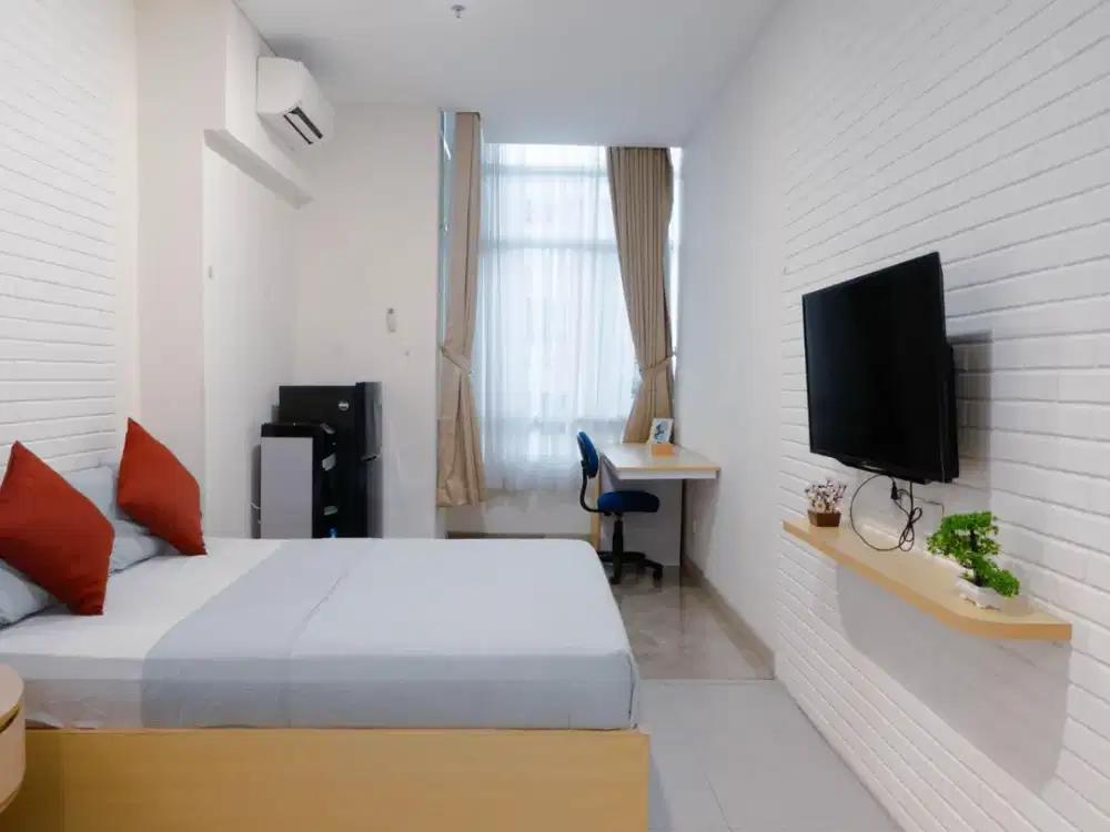 Disewakan Apartemen Skandinavia Tipe Studio Lt 6A Fully Furnished 15min Bandara Soekarno Hatta Tangerang