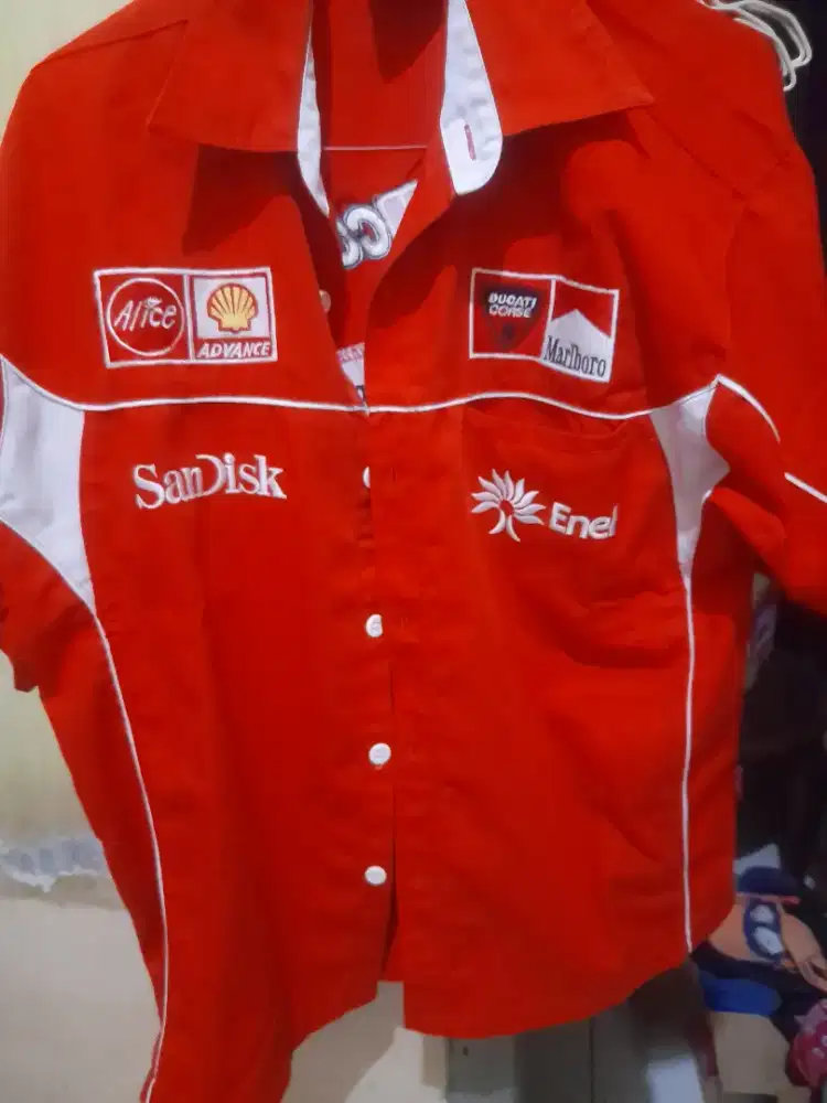 Kemeja Pembalap Ducati Size L.Nominus.Nego