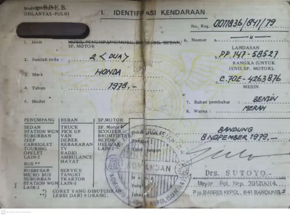 Motor tua, mesin nyala normal