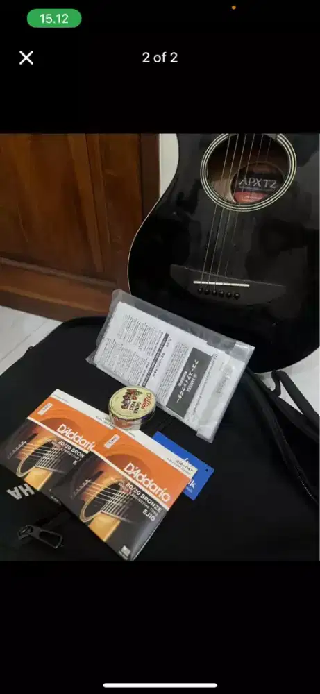 BORONGAN MURAH Yamaha APX T2 Original + Set Gitar Elektrik & Ampli