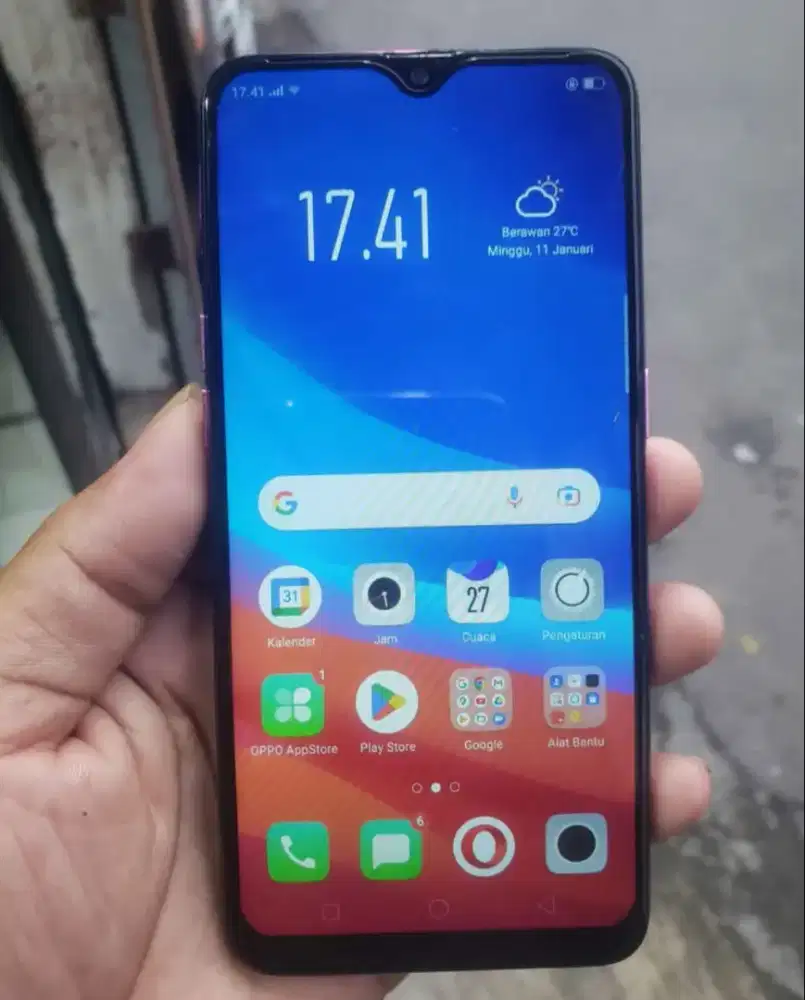 Oppo F9 pro Ram 6/128gb Normal,Minus Retak,Hp batangan