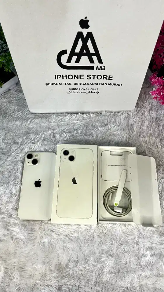 iPhone 13 128 GB Starlight Resmi iBox
