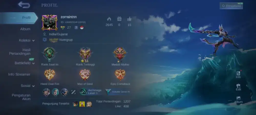 akun mobile legends murah