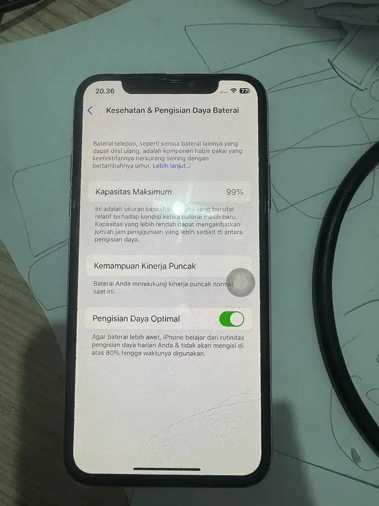 Iphone X 256 GB Silver