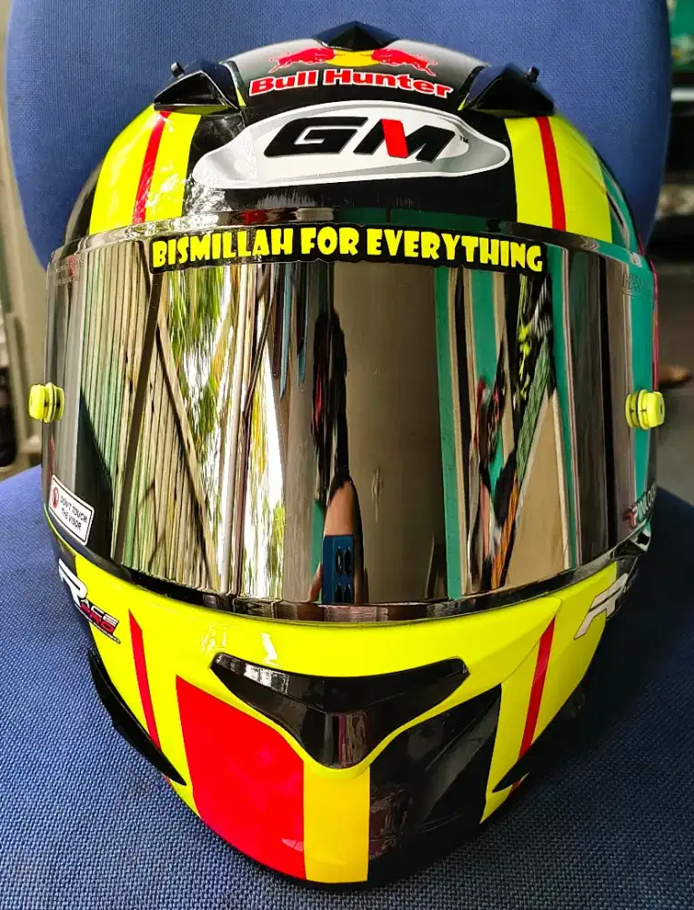 GM FULLFACE RACEPRO SIZE M MULUSS