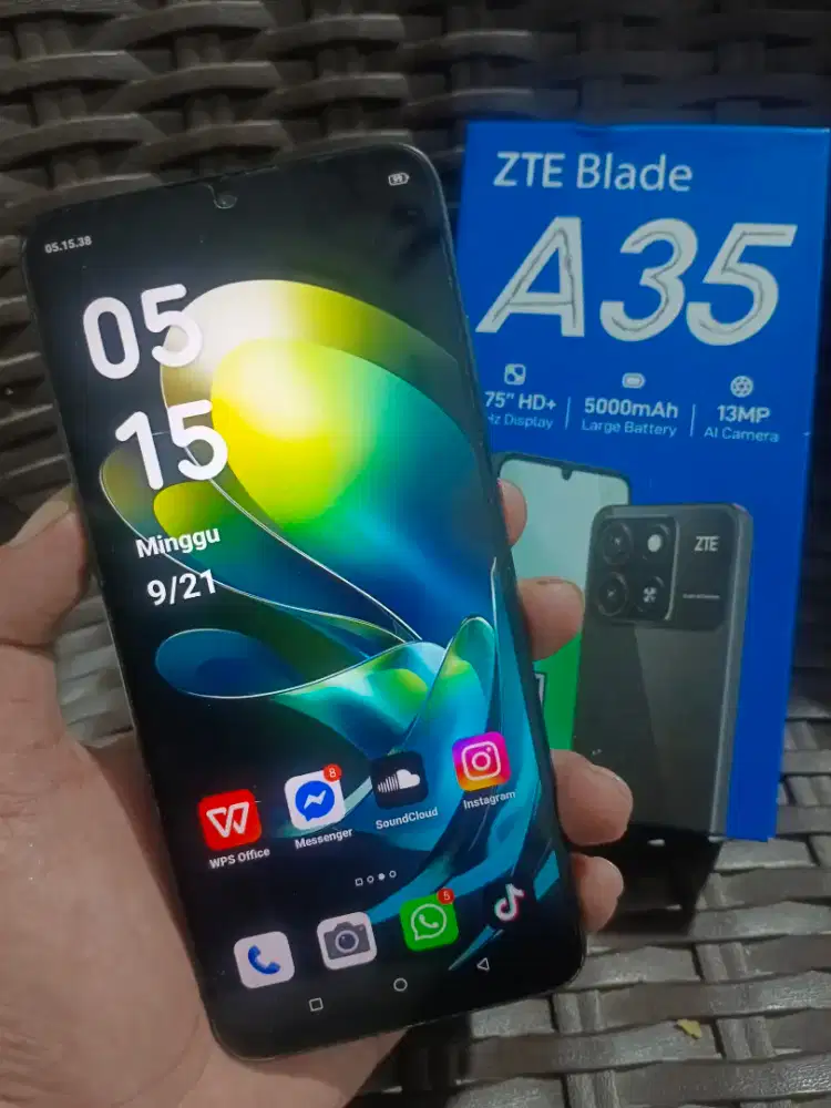 ZTE BLADE A35 FULLSET MULUS