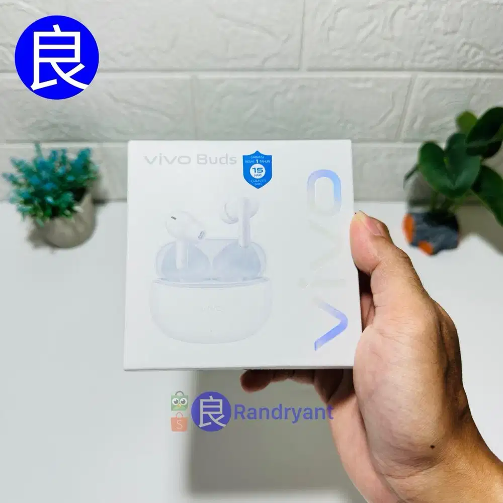 BNIB Vivo Buds Ceramic White Garansi Resmi Indo Fullset Ori Baru Murah