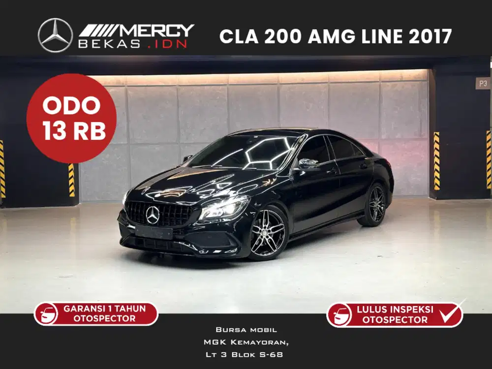 Low KM MERCEDES BENZ CLA 200 AMG LINE 2017