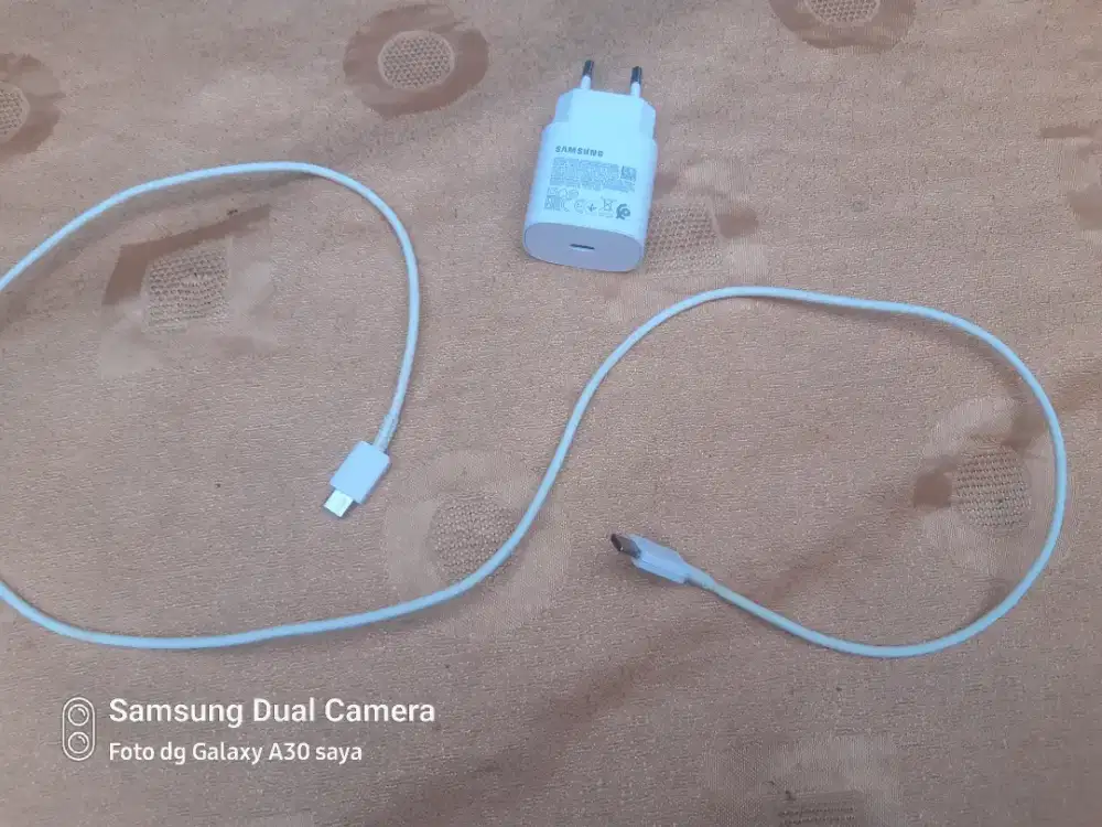 Charger original Samsung super fast charging 25W bawaan Samsung A52