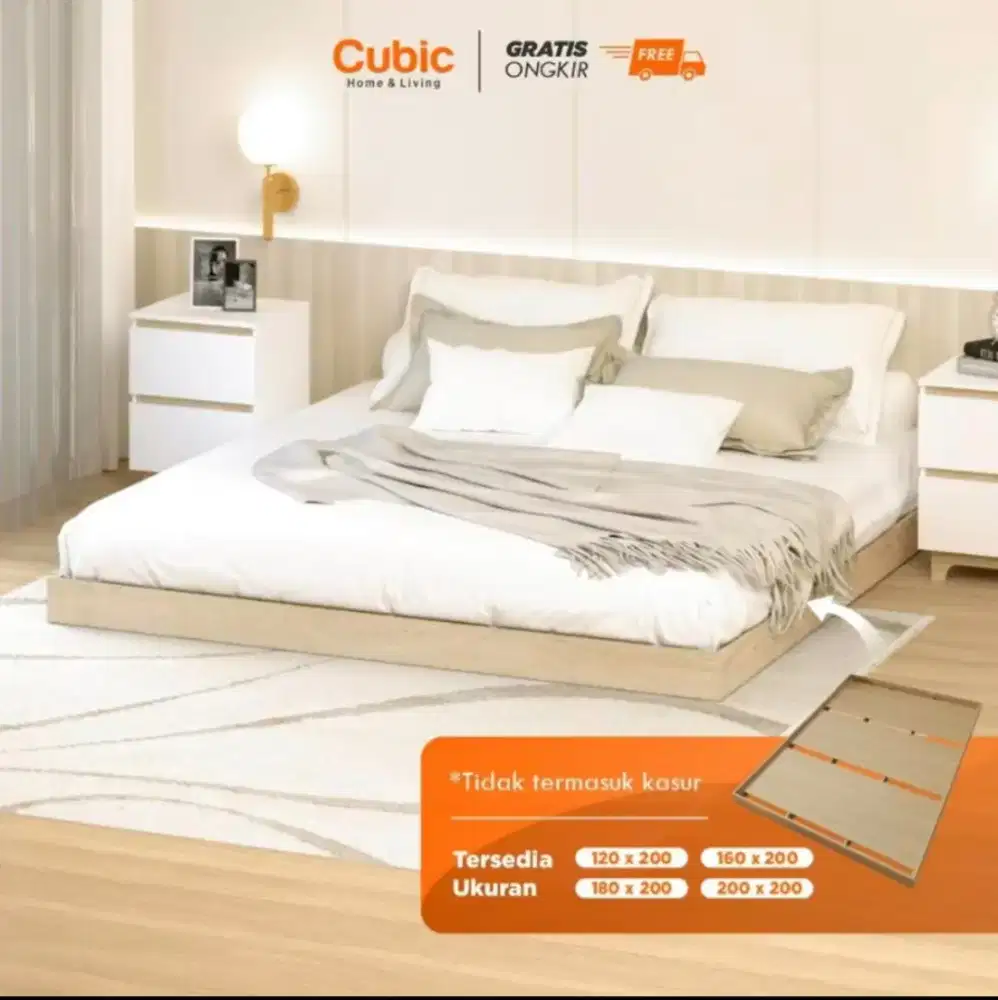 Dipan kasur living cubic ( tatakan kasur)