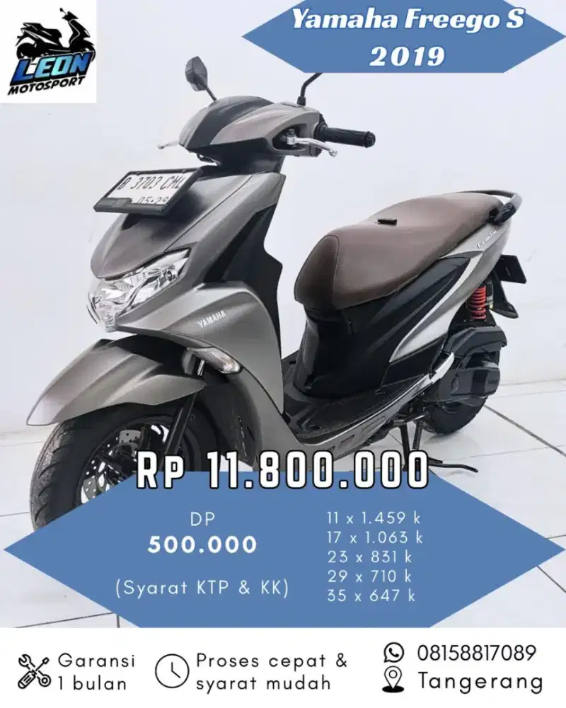 Yamaha freego S 2019, jual beli motor seken