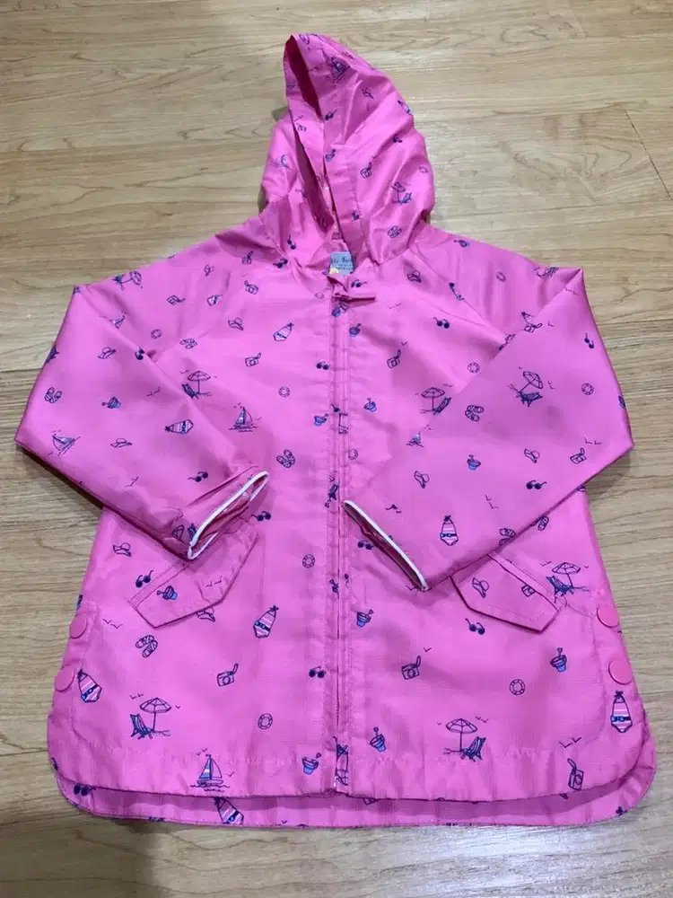 Jaket Anak Pink Topi