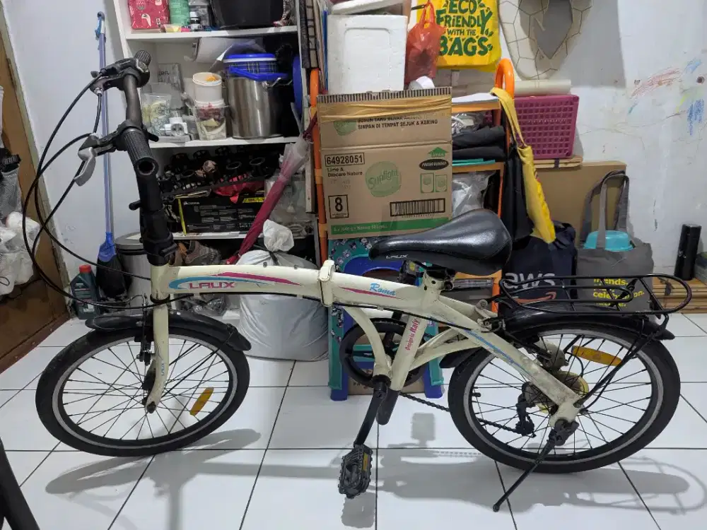 Sepeda lipat Laux Milan 20 inch jual cepat
