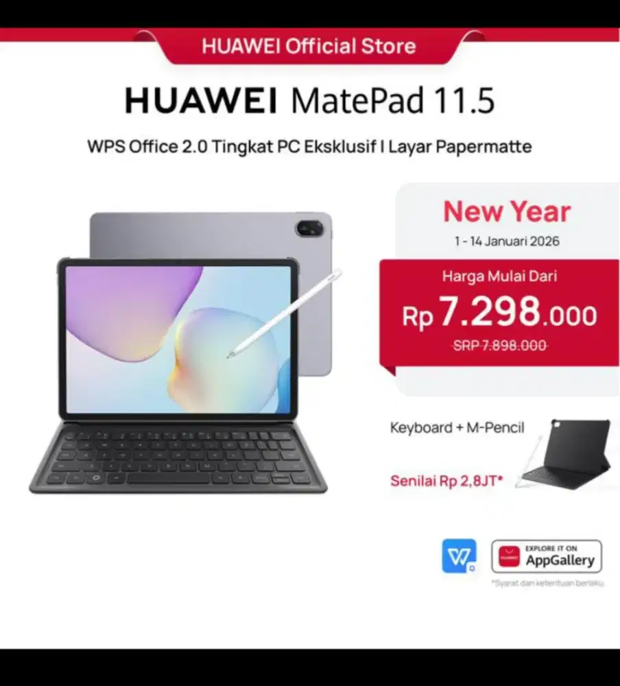 Jual HUAWEI MatePad 11.5-inci 2025 Tablet |