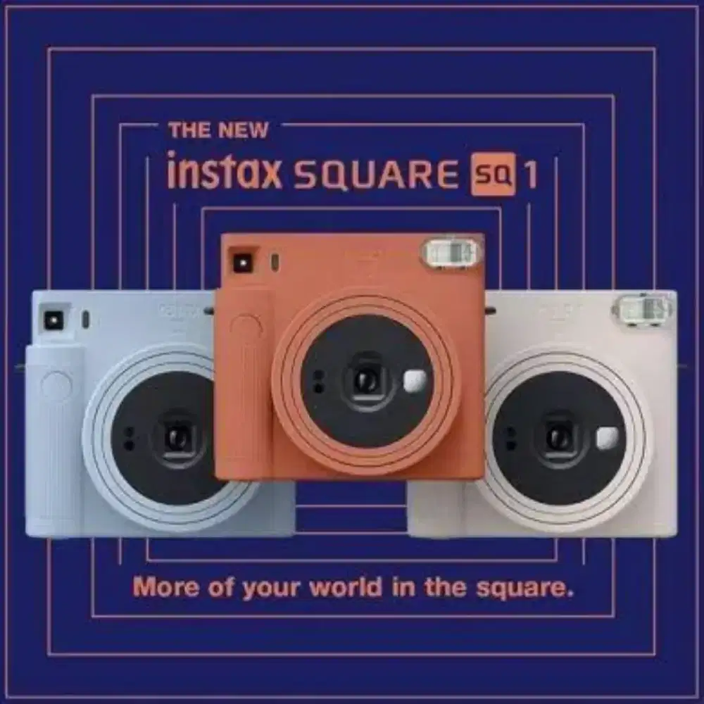 TERMURAH Fujifilm Instax Square SQ 1 - Orange