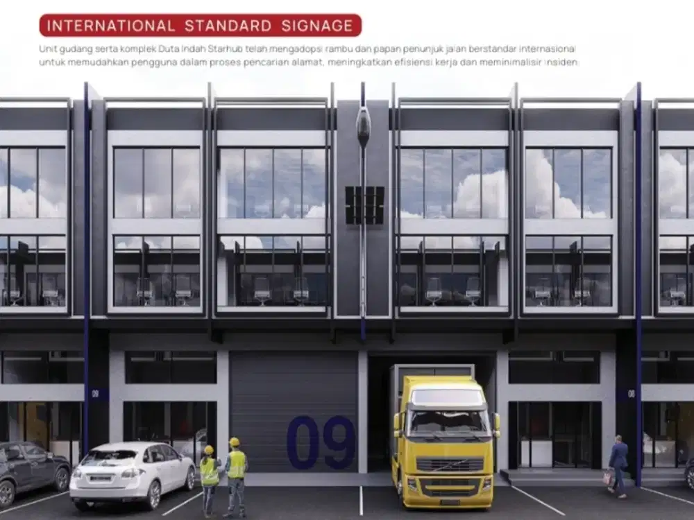 Dijual Gudang Baru Duta Indah,, sebelah Bandara Soekarno mulai dari 90m2