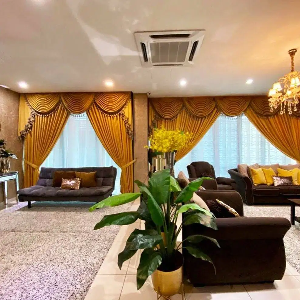 Beli Tirai Gorden Jendela Gordyn Mewah Hordeng Model Terbaru Murah