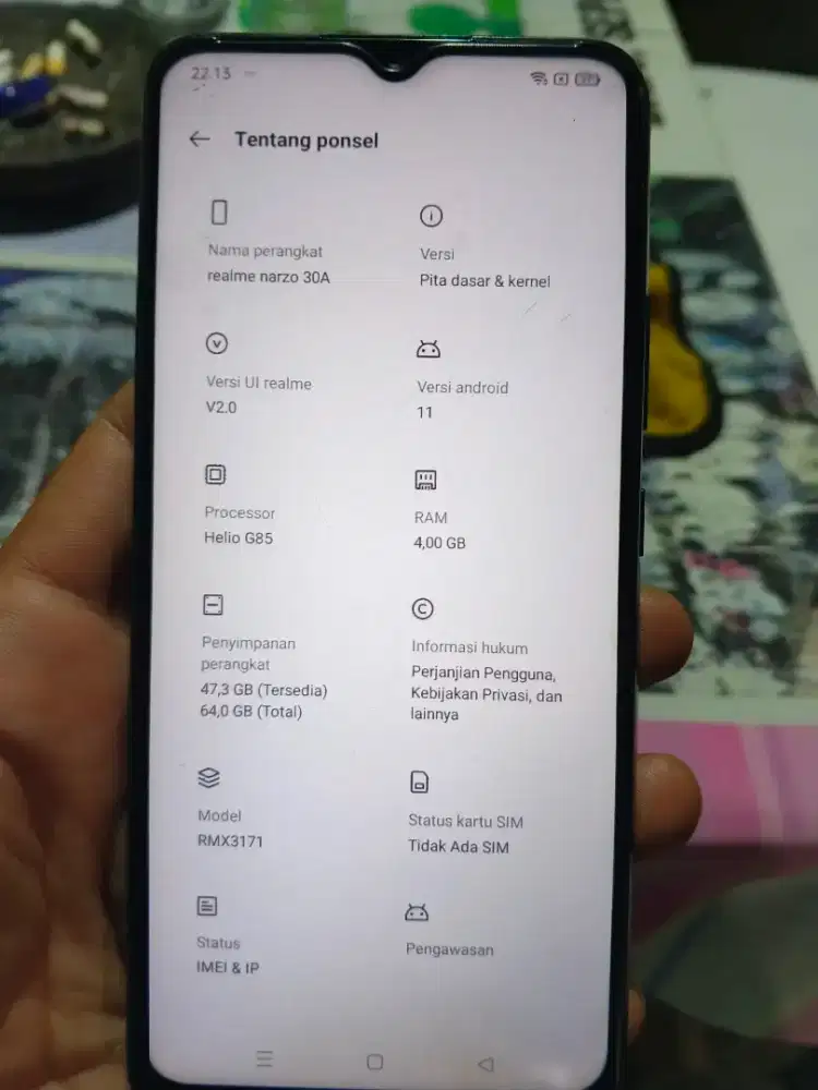 Realme Narzo 30A Ram 4/64